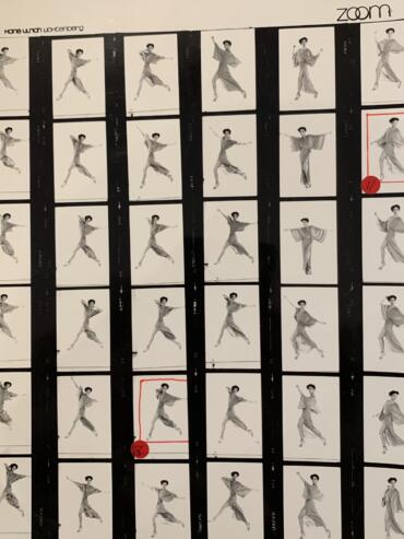 Black and white, test photo shoot contact sheet