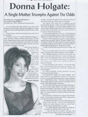 Portrait of Donna Holgate, a passionate woman sharing her inspiring story against the odds.